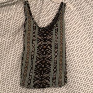 aztec pattern tank top